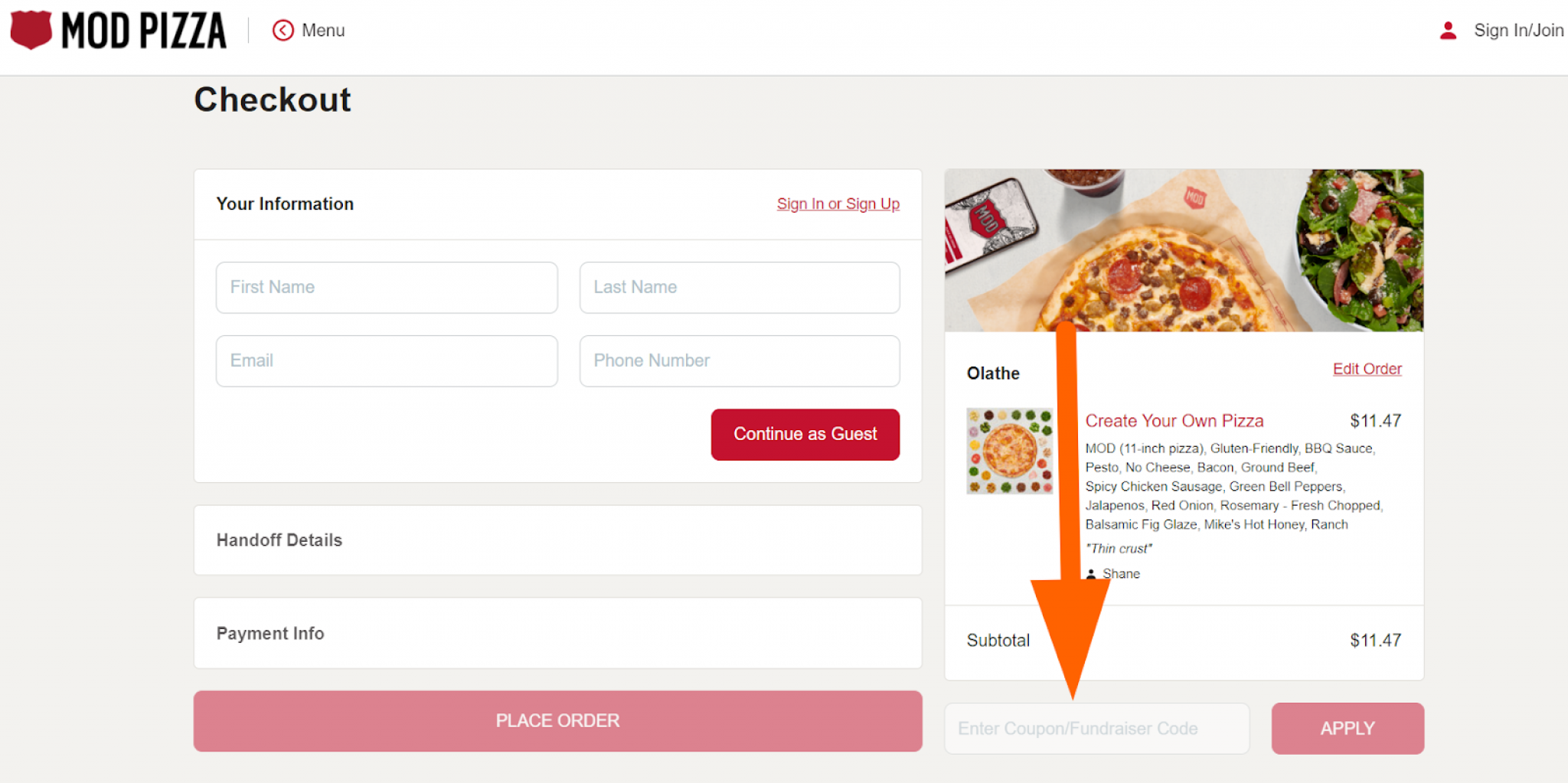 MOD Pizza Coupons, Deals & Discount Codes 2023