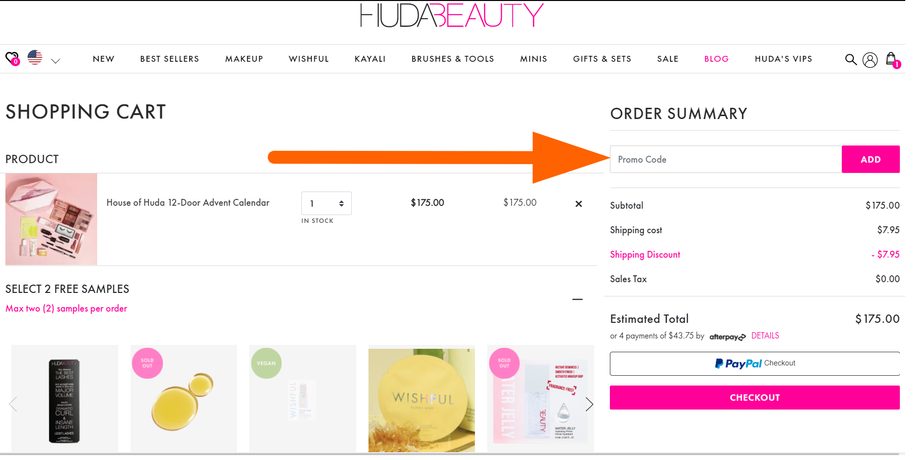 huda beauty coupon code