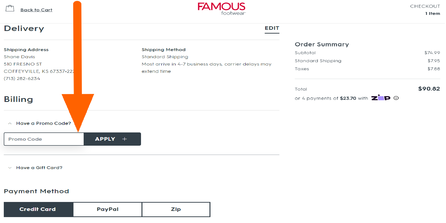 famous footwear coupon code