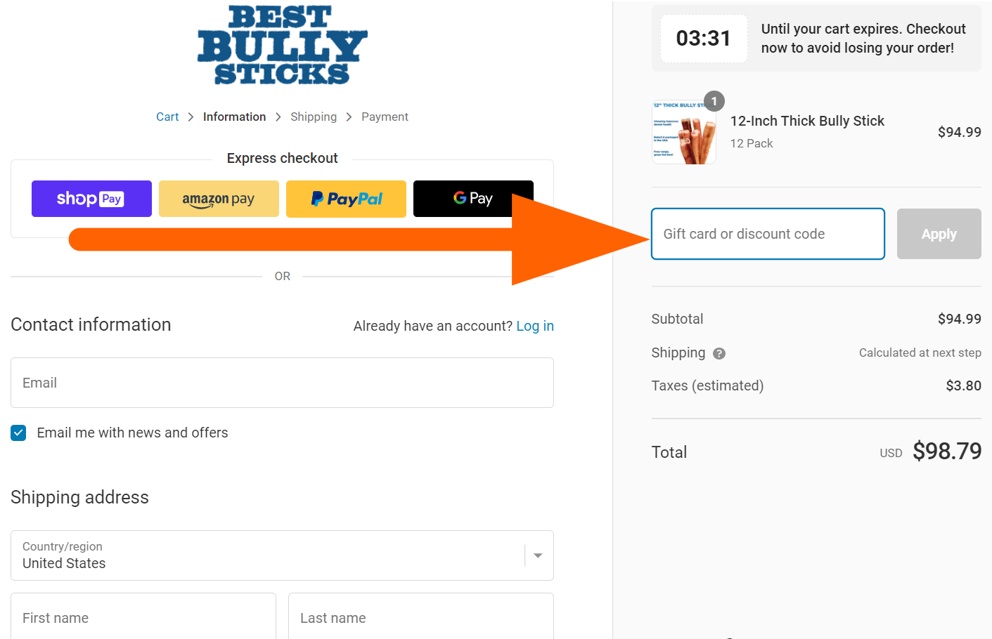 best bully sticks coupon code