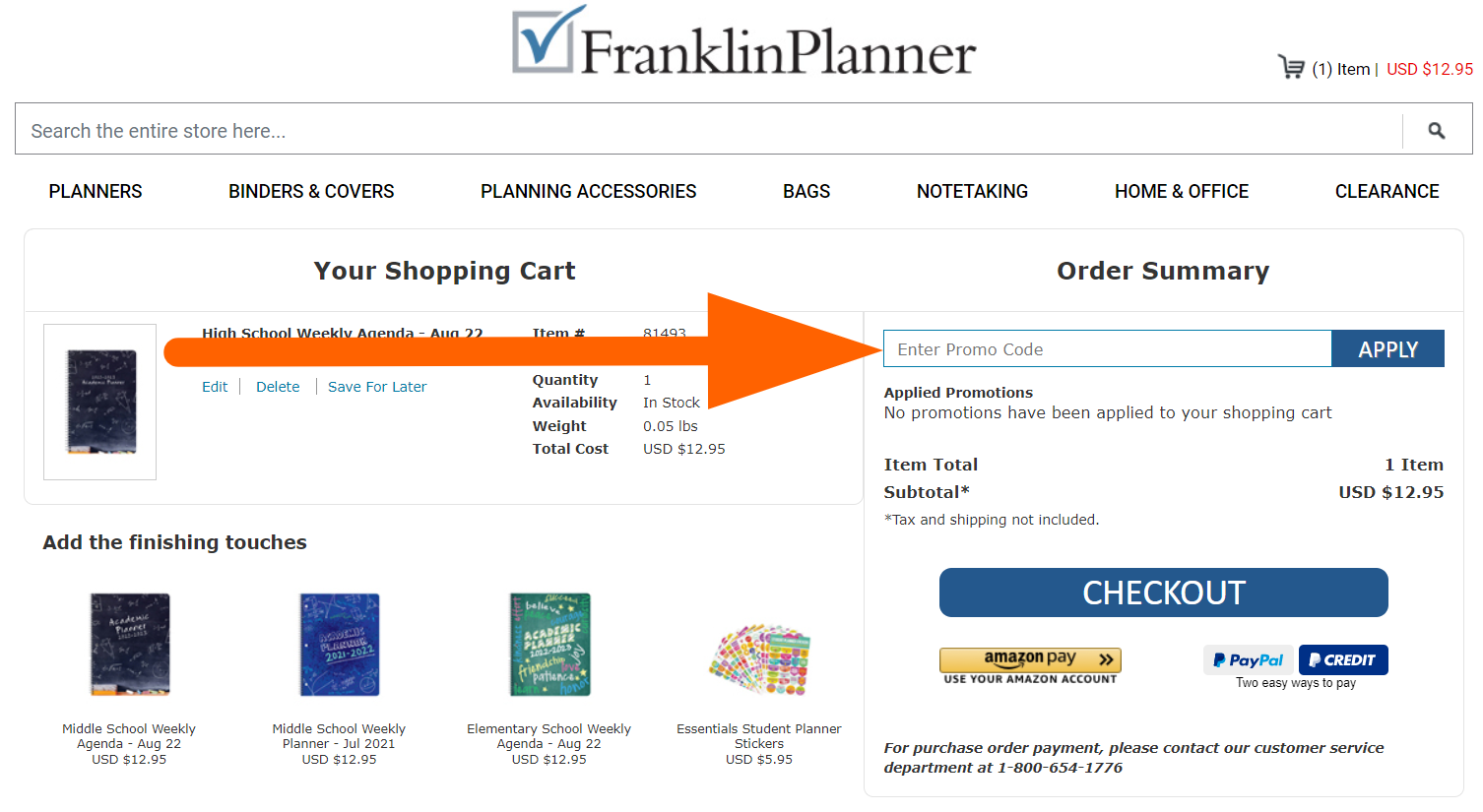 franklinplanner coupon code
