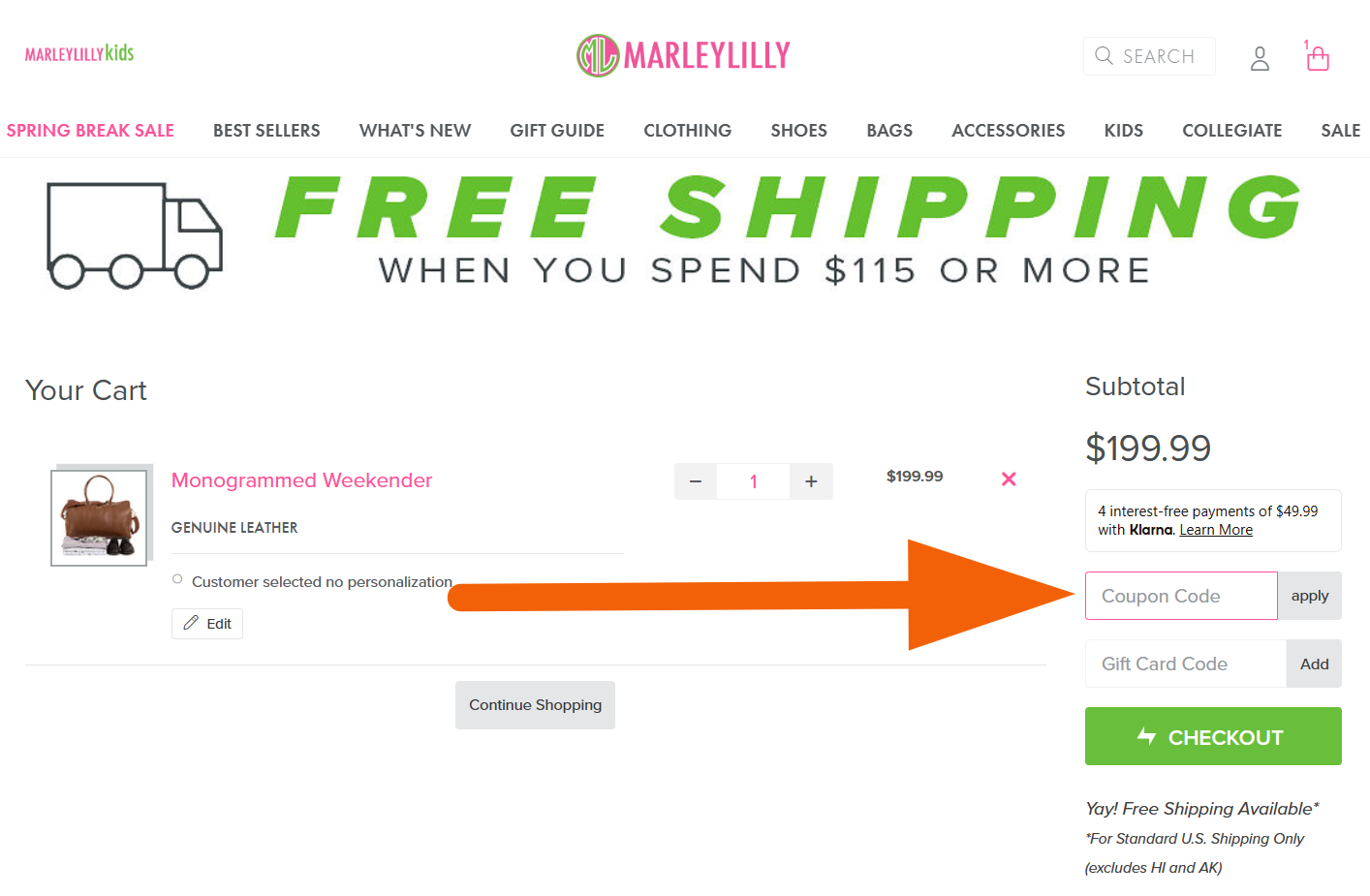 marleylilly coupon code